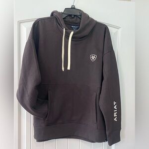 Ladies size XL-  Ariat Ladies Rabere Hoodie in dark brown- new with tags